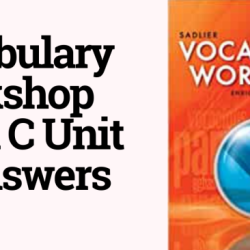 Sadlier vocabulary workshop unit 2 level f answers