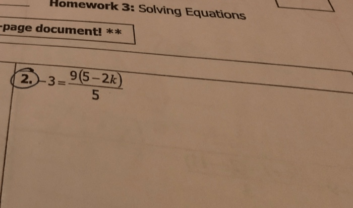 Unit equations and inequalities homework 7 answer key