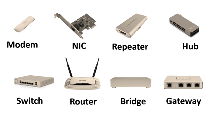 This device connects nodes within the network and hubs