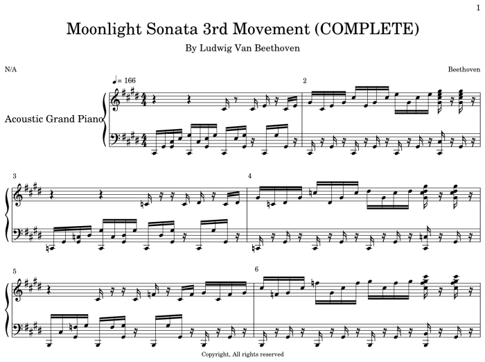 This movement from a piano sonata by beethoven exemplifies: